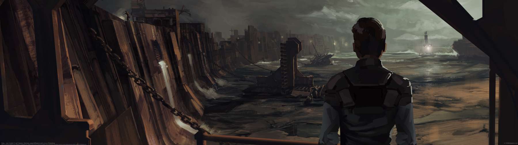 Tides - Iron Curtain ultralarge fond d'cran