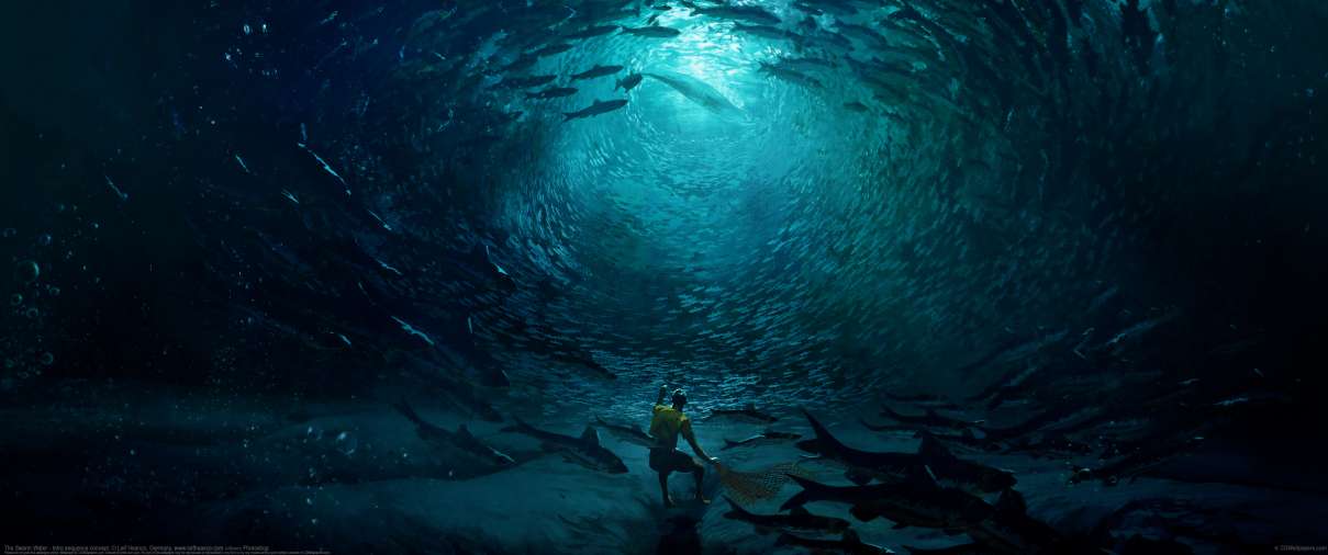 The Swarm Water - Intro sequence concept. ultralarge fond d'cran