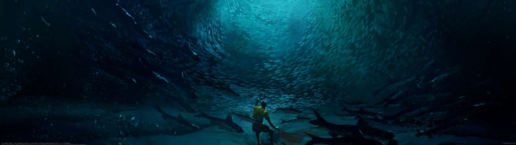 The Swarm Water - Intro sequence concept. ultralarge fond d'cran