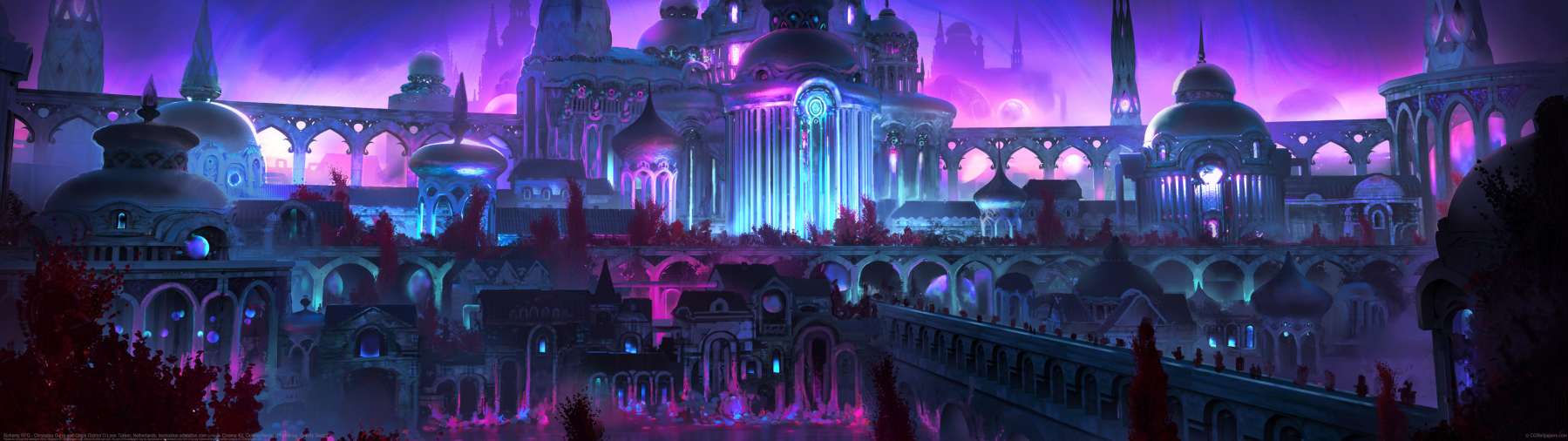 Alchemy RPG - Chrysalea Ourro and Origin District ultralarge fond d'cran