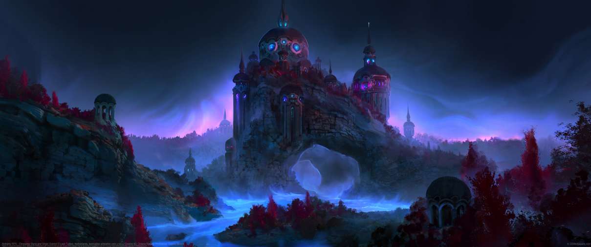 Alchemy RPG - Chrysalea Ourro and Origin District ultralarge fond d'cran