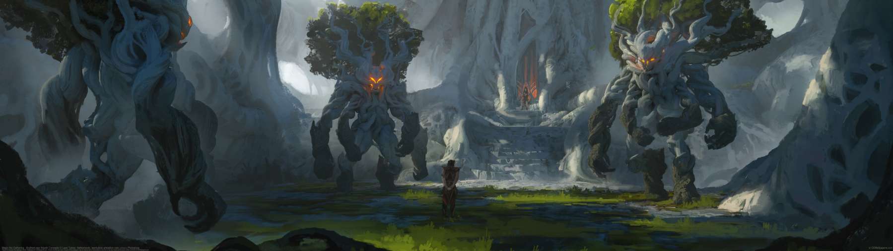 Magic the Gathering - Brothers war Argoth Concepts ultralarge fond d'cran