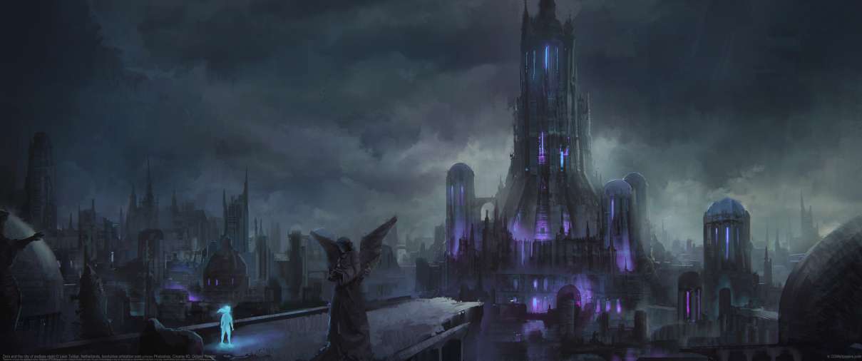 Zera and the city of endless night ultralarge fond d'cran