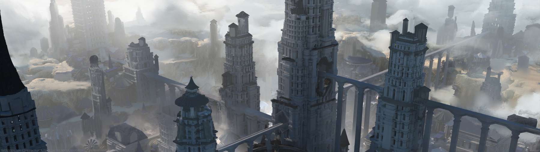 Magic the Gathering - Outlaws of Thunder junction concept art - Prosperity ultralarge fond d'cran