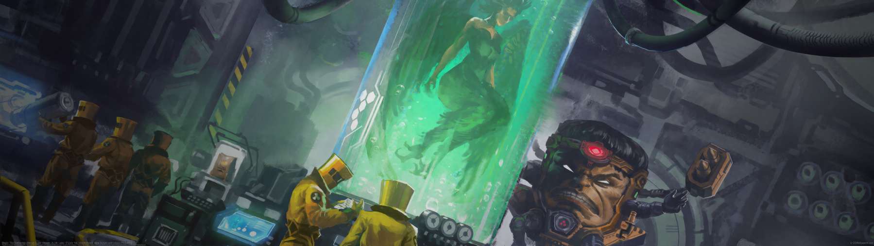 Magic: The Gathering - Marvel Super Heroes: -A.I.M. Labs- ultralarge fond d'�cran