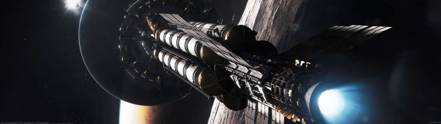 Kronos at Mars ultralarge fond d'�cran