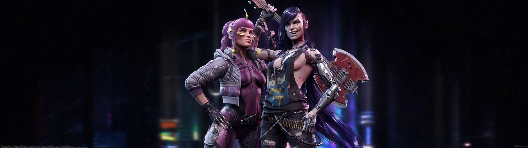 Adventure Time - Cyberpunk 2077 ultralarge fond d'cran