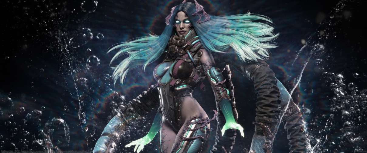The Elementalists - WATER - Guardians of the Neo-Apocalypse ultralarge fond d'cran