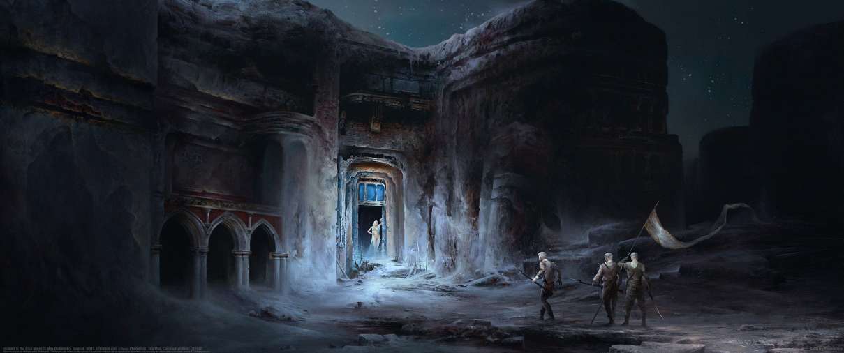 Incident in the Blue Mines ultralarge fond d'cran