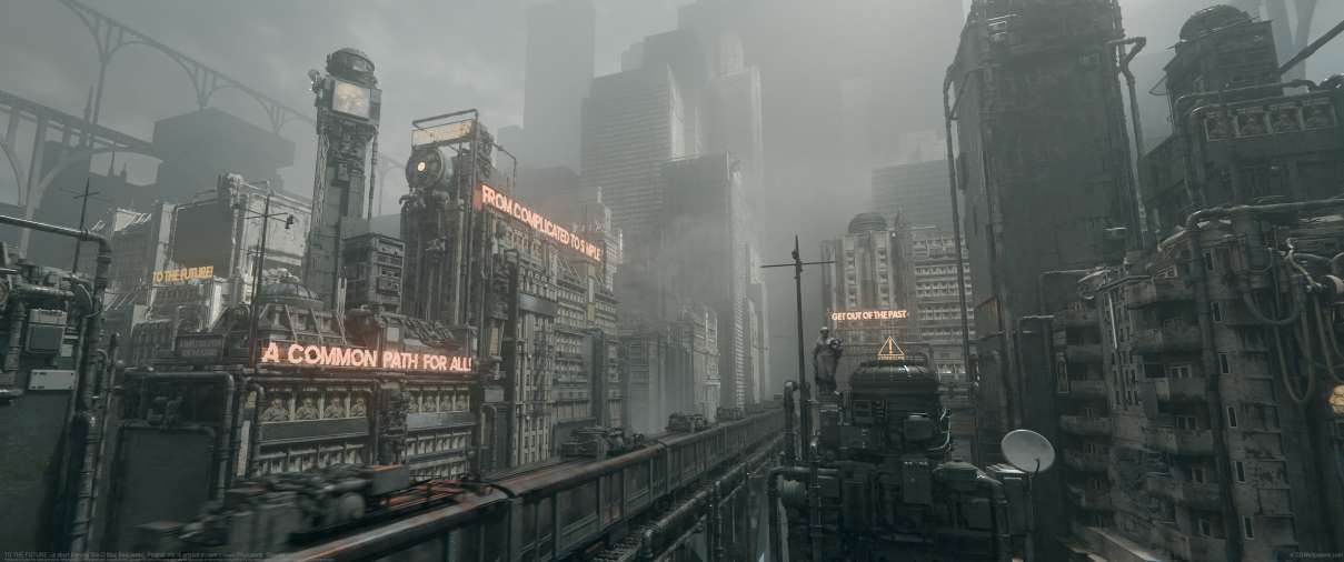 TO THE FUTURE - a short blender film ultralarge fond d'cran