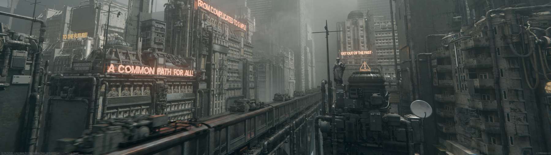TO THE FUTURE - a short blender film ultralarge fond d'cran