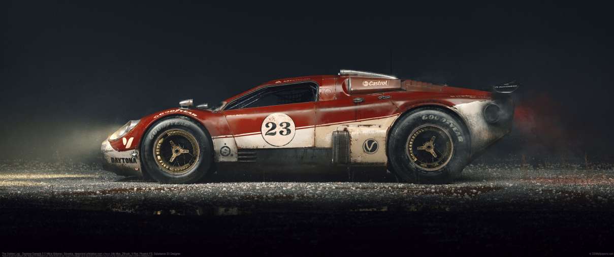 The Golden Lap - Daytona Genesis 2 ultralarge fond d'cran