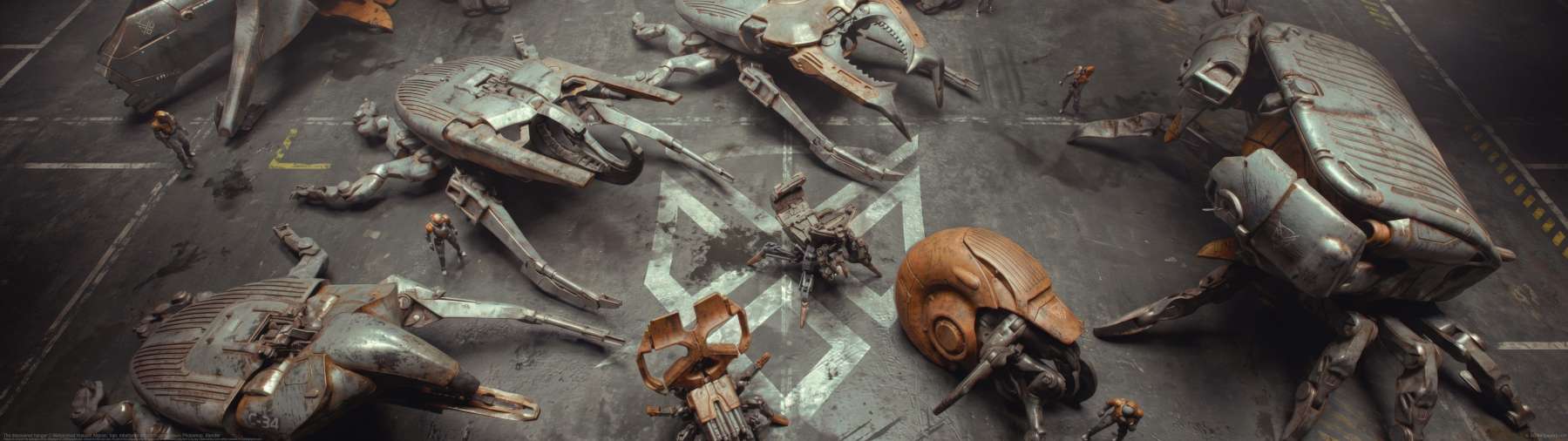 The discovered hangar ultralarge fond d'�cran