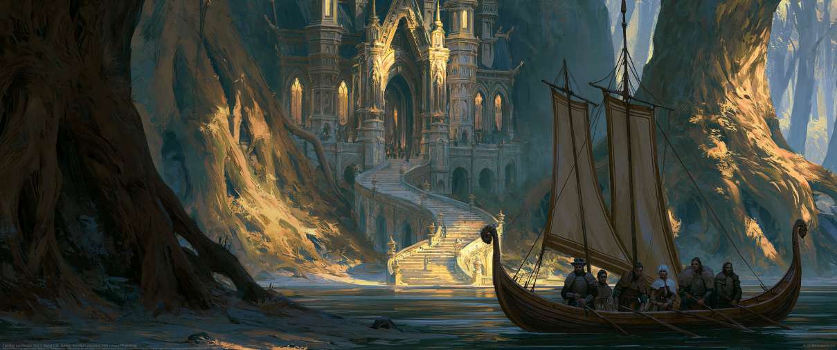 Fantasy Landscape 003 ultralarge fond d'�cran