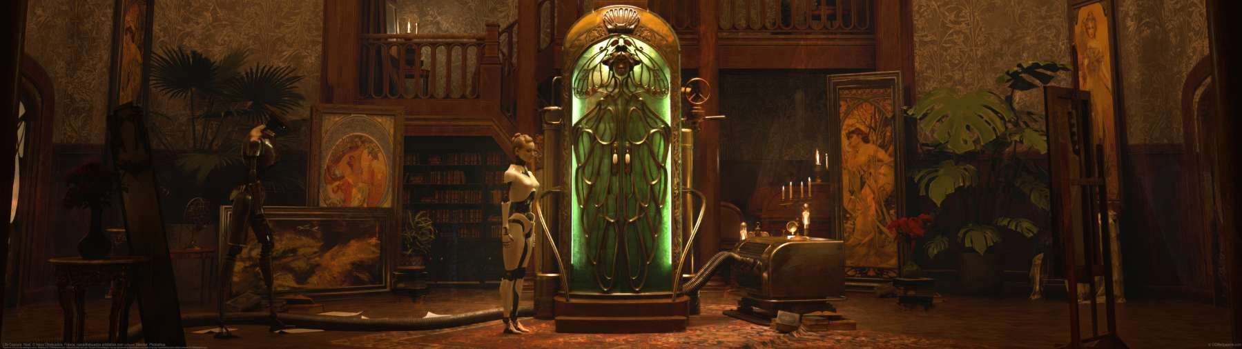 Life Capsule. Noel. ultralarge fond d'cran