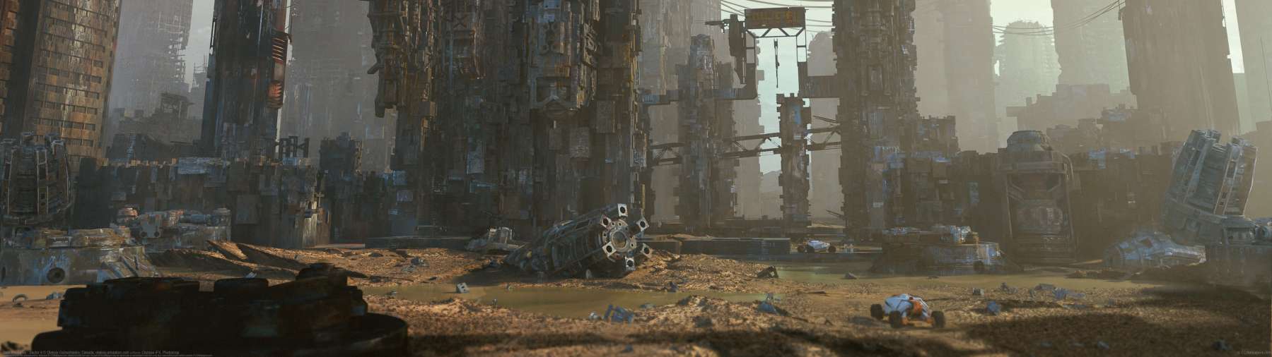 Tech Mechania - Sector 4 ultralarge fond d'cran