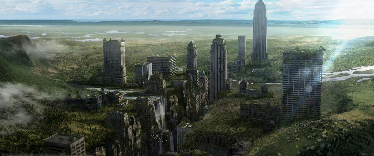 City Ruins ultralarge fond d'�cran