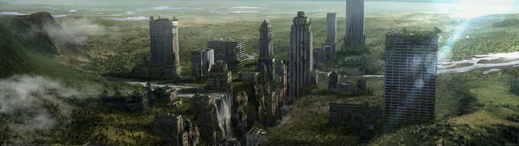 City Ruins ultralarge fond d'�cran