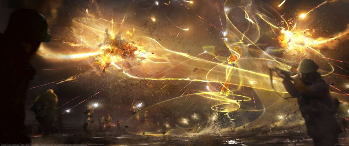 Wonder Woman concept art - Flower of Light ultralarge fond d'cran