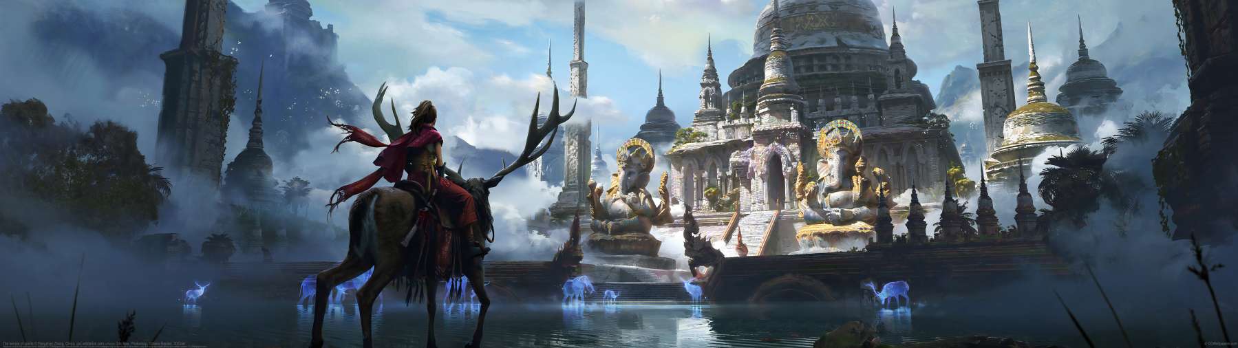 The temple of spirits ultralarge fond d'cran
