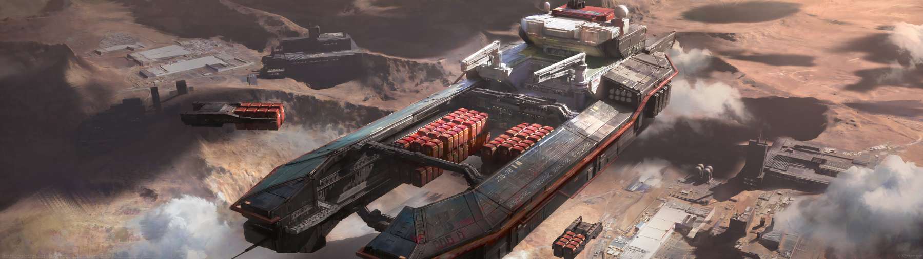 Cargo ship ultralarge fond d'cran