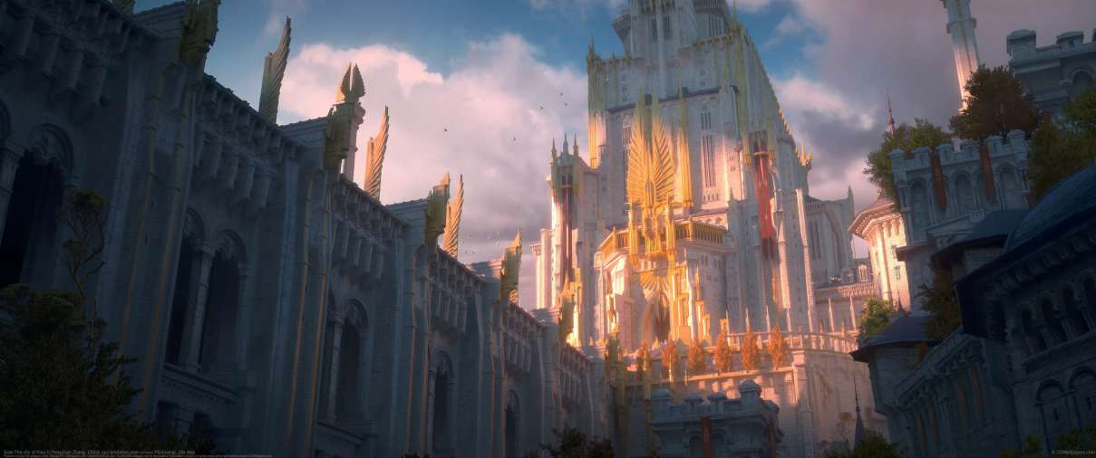 Soar-The city of Rise ultralarge fond d'cran