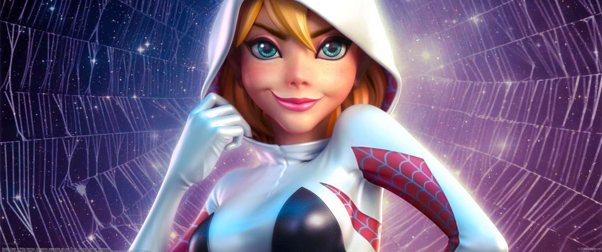 Spider-Gwen ultralarge fond d'cran