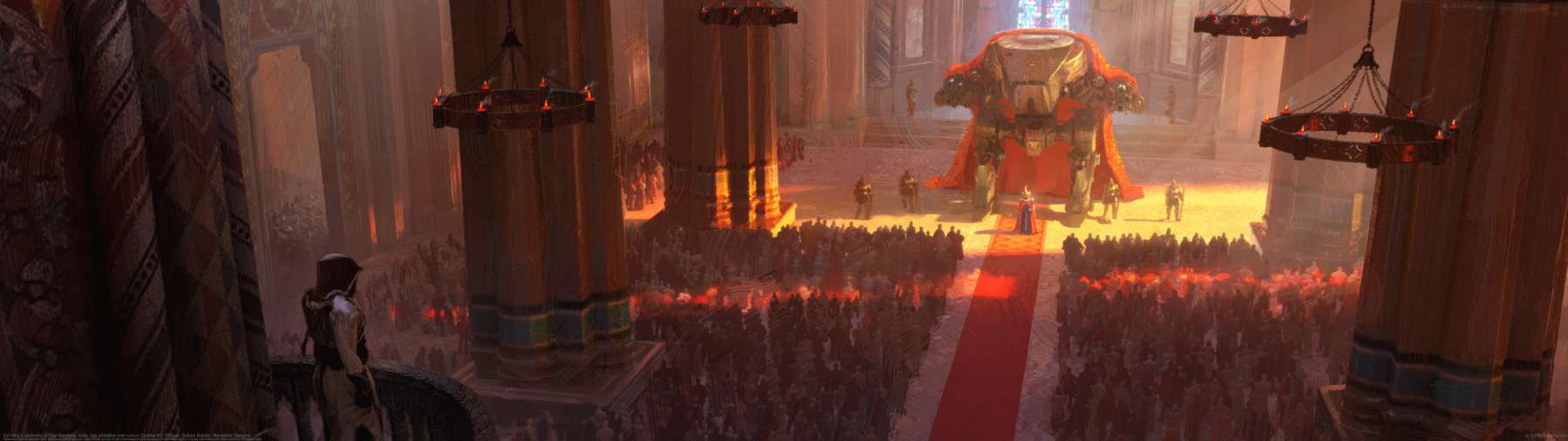 Evil king's ceremony ultralarge fond d'�cran