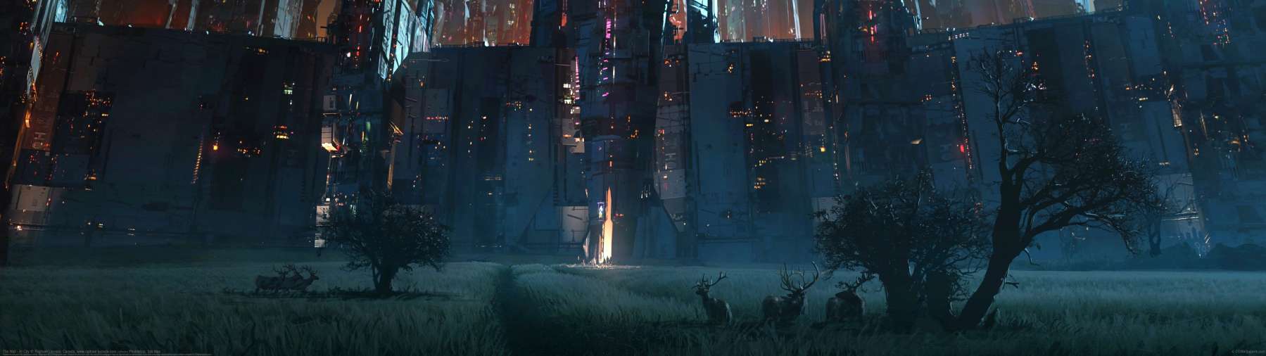 The Wall - AI City ultralarge fond d'cran
