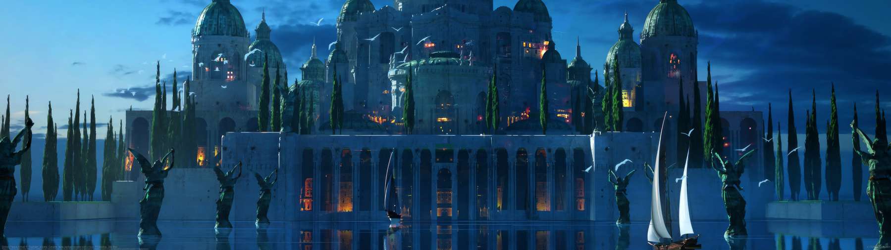 Sinbad Palace Arrival ultralarge fond d'cran