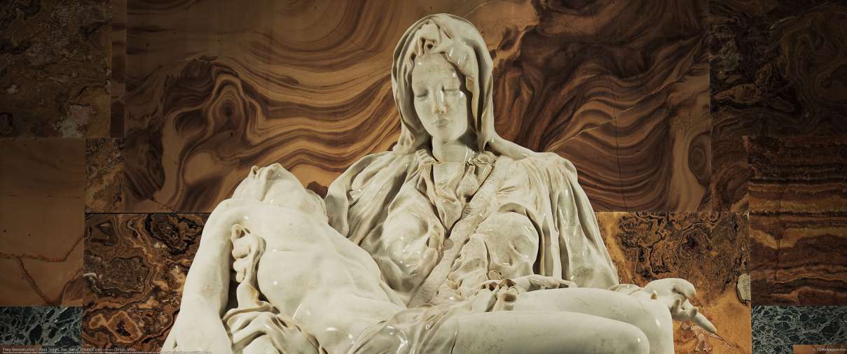 Pieta Reconstruction ultralarge fond d'cran