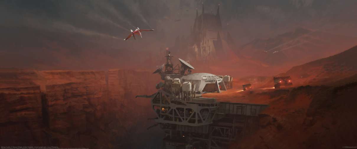 Mining Facility ultralarge fond d'cran