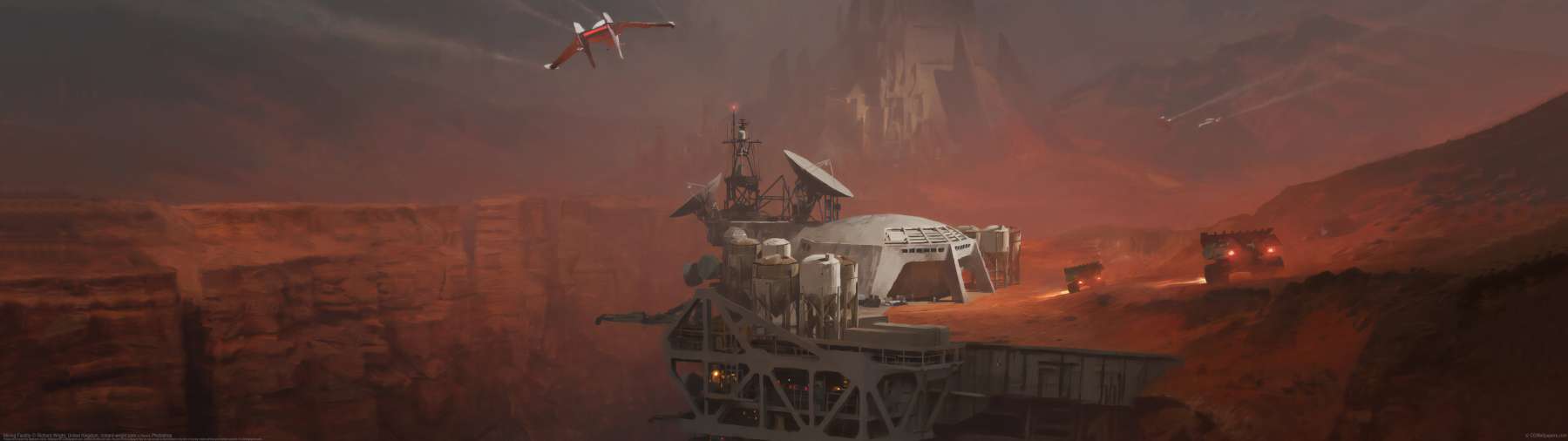 Mining Facility ultralarge fond d'cran