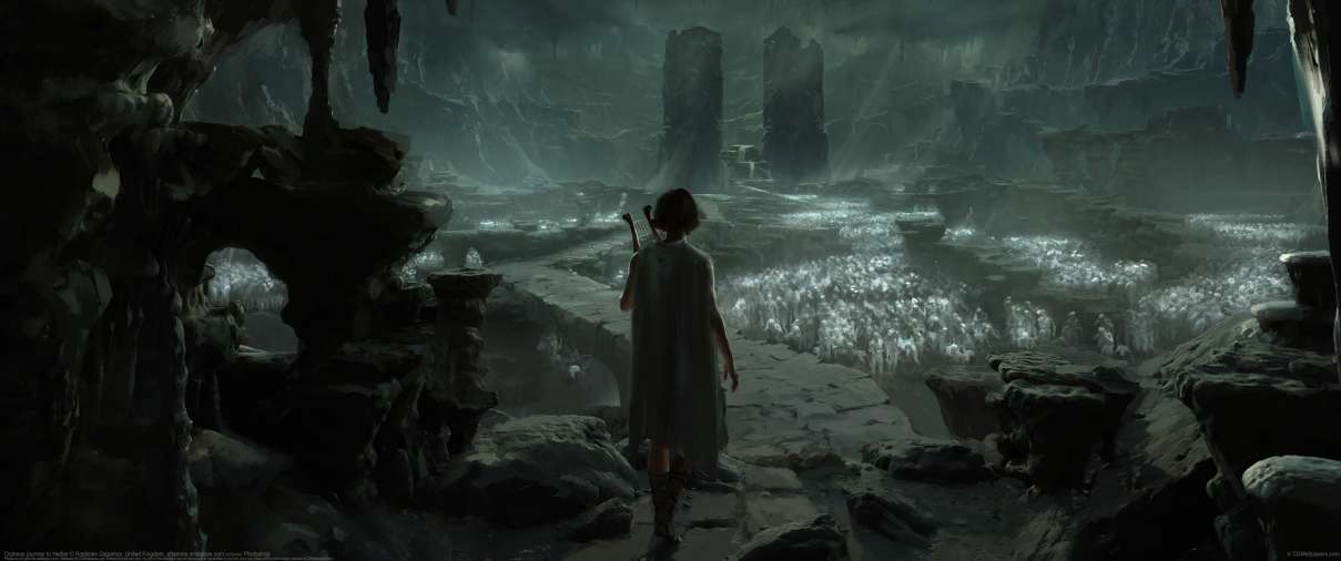 Orpheus journey to Hades ultralarge fond d'cran