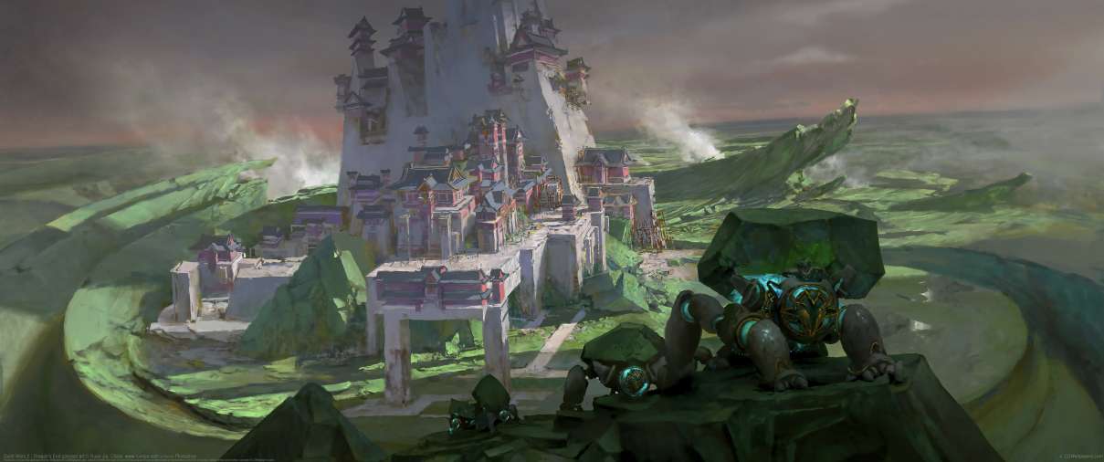 Guild Wars 2 - Dragon's End concept art ultralarge fond d'cran