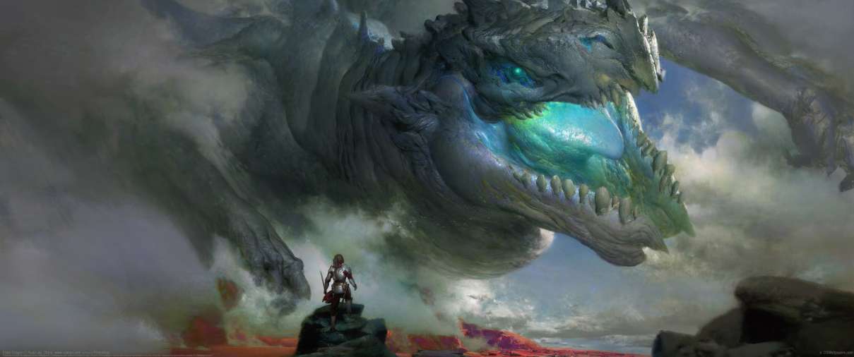 Elder Dragon ultralarge fond d'cran