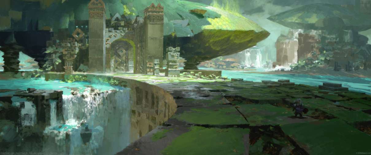 Guild Wars 2 jungle - Asura ultralarge fond d'cran