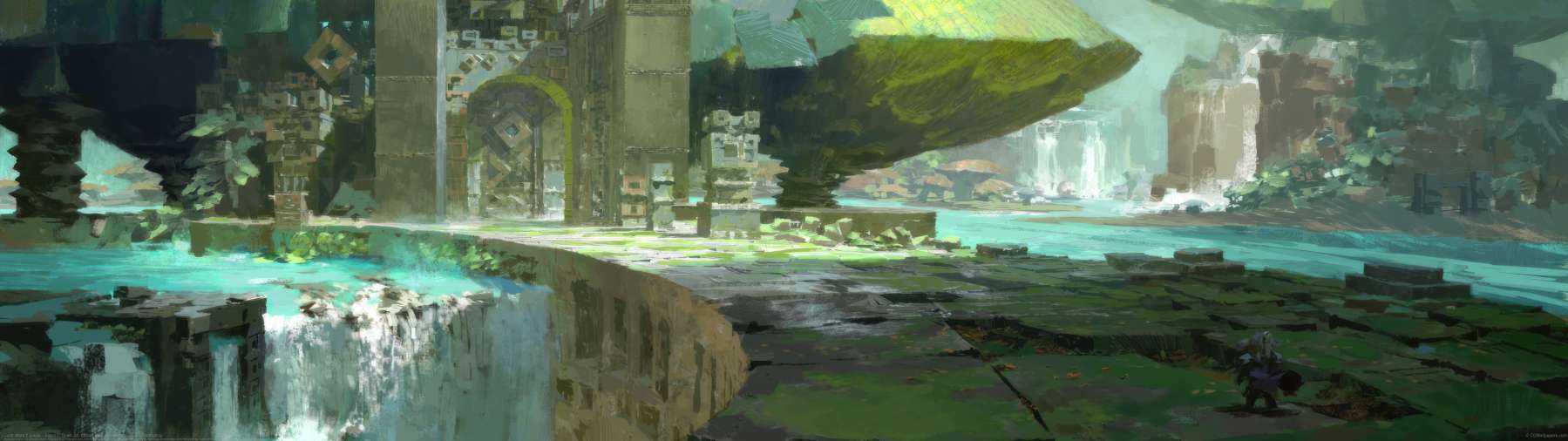 Guild Wars 2 jungle - Asura ultralarge fond d'cran