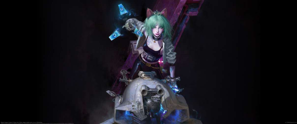 Black Dragon Crown ultralarge fond d'cran