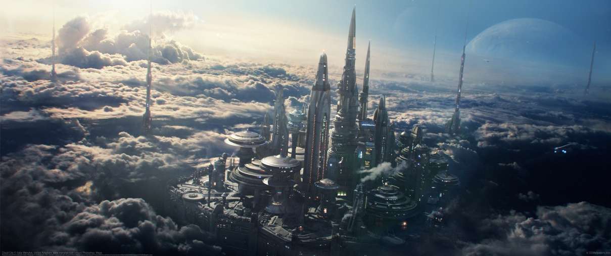 Cloud City ultralarge fond d'cran