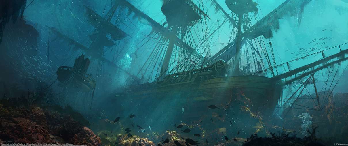 Assassin's Creed IV Black Flag fan art ultralarge fond d'cran