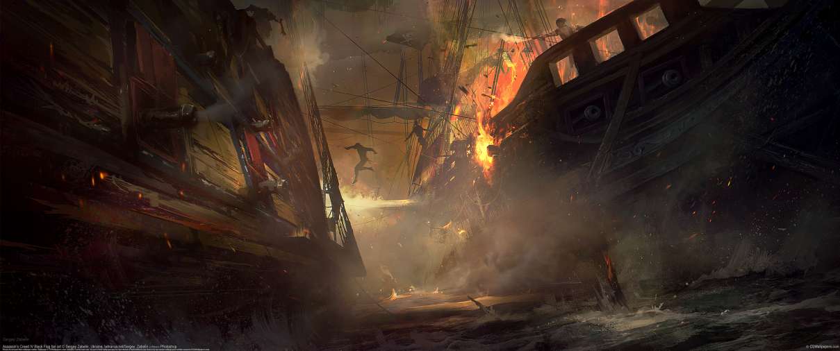 Assassin's Creed IV Black Flag fan art ultralarge fond d'cran