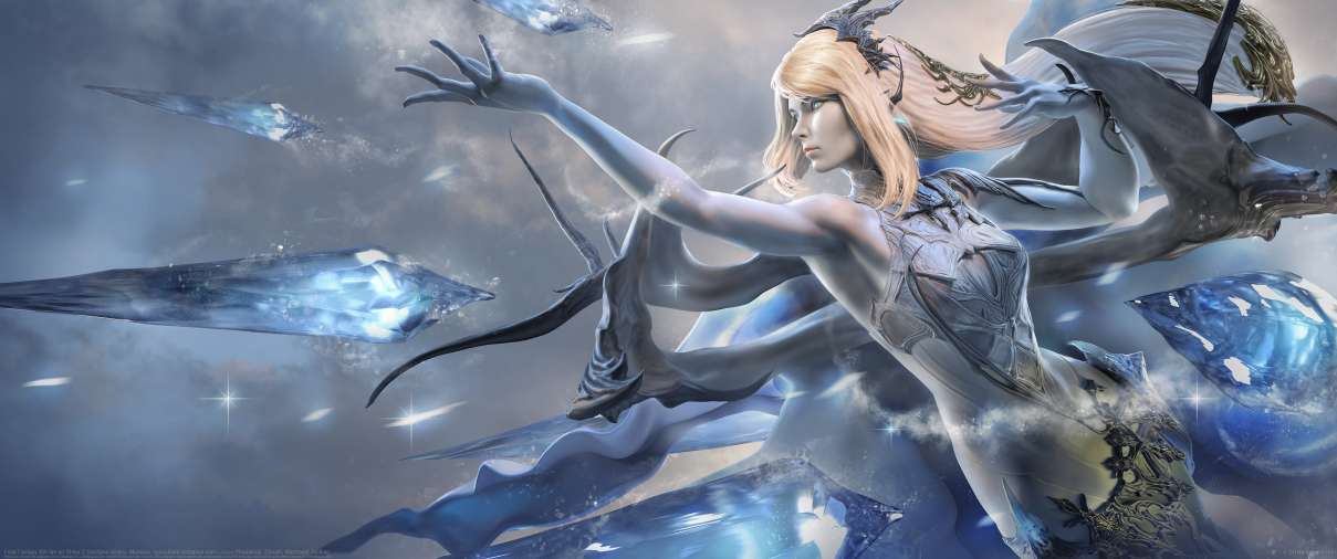 Final Fantasy XVI fan art Shiva ultralarge fond d'cran