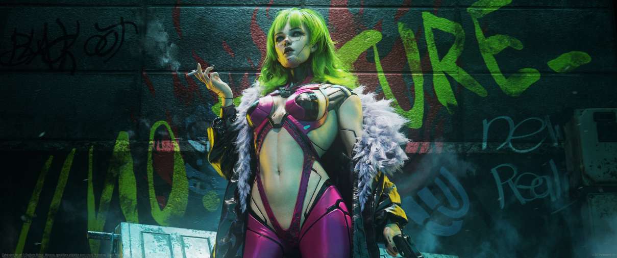 Cyberpunk fan art ultralarge fond d'�cran
