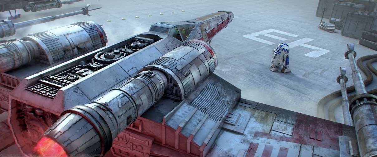 Yavin's Base (X-Wing) ultralarge fond d'cran