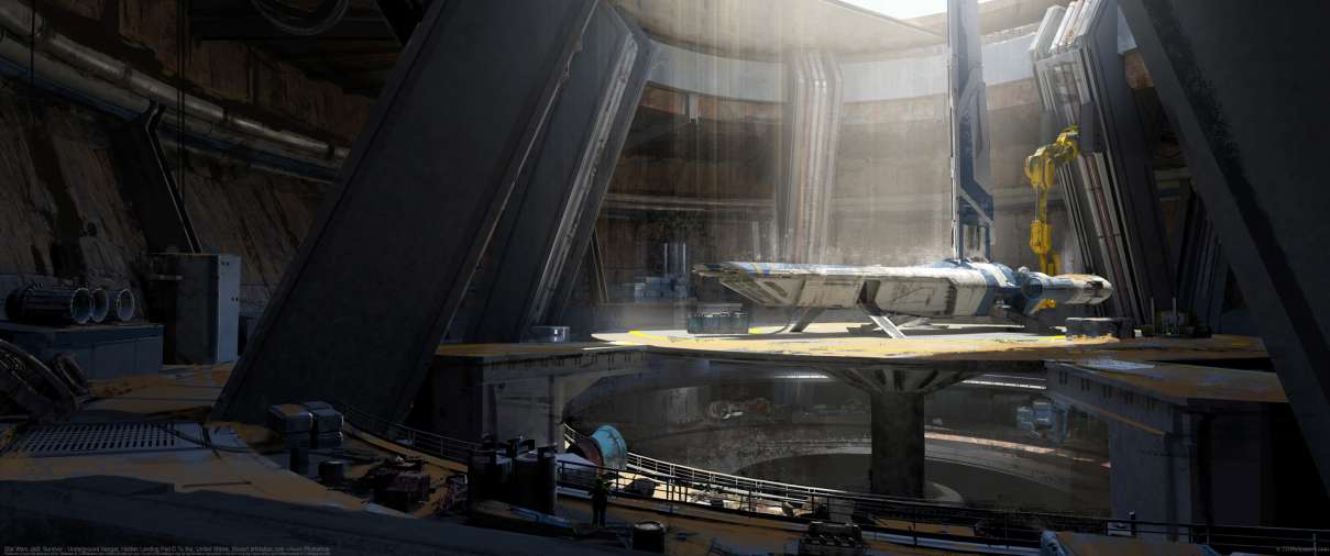 Star Wars Jedi: Survivor - Underground Hangar, Hidden Landing Pad ultralarge fond d'cran