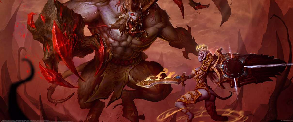 The Emerald Nightmare ultralarge fond d'cran