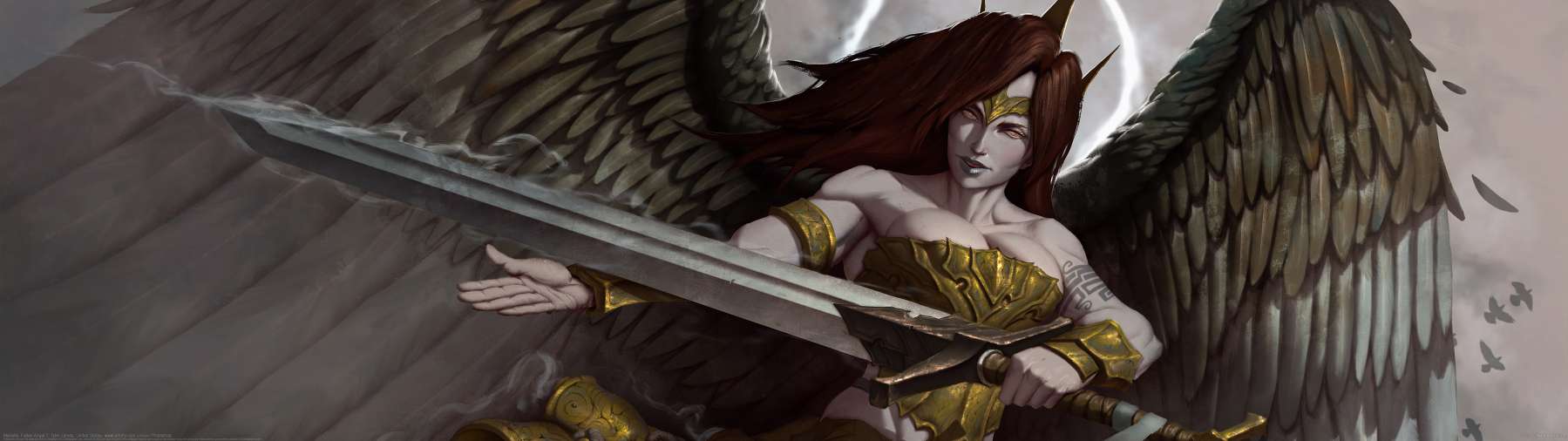 Marielle, Fallen Angel ultralarge fond d'cran