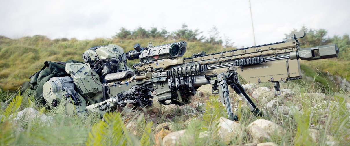 Mechanised Ballistics ultralarge fond d'cran