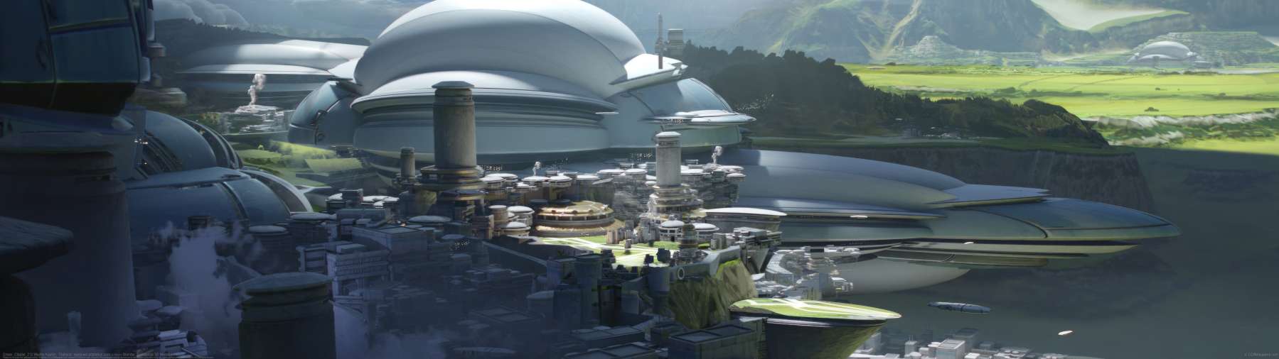 Green_Citadel_2 ultralarge fond d'cran
